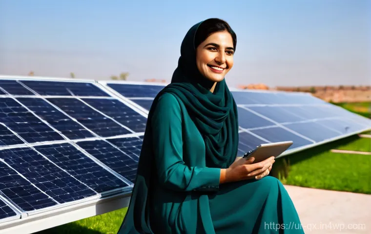 태양광 발전 설치를 위한 금융 지원 프로그램 - **Prompt:** A heartwarming scene on a sun-drenched rooftop in a bustling Pakistani city like Karachi...