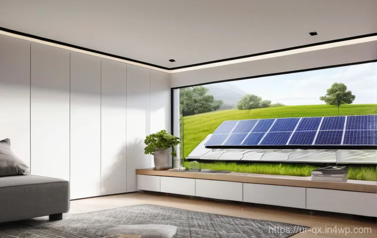 태양광 발전 설치 시 필수 체크리스트 - **Prompt:** "A brightly lit, sunny rooftop scene featuring a modern residential house with a solar p...